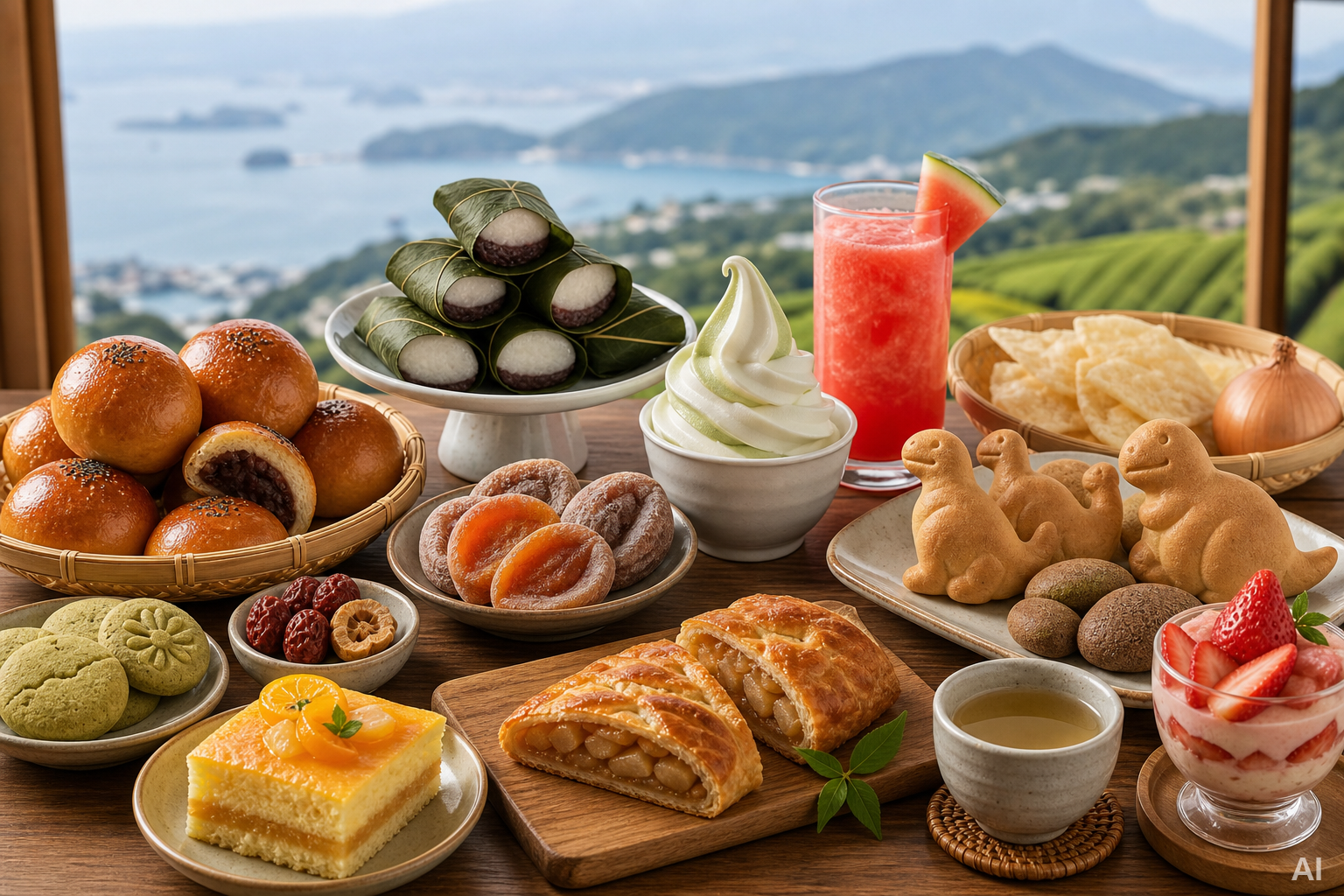 경남 대표 간식 여행 가이드, 18개 시·군의 달콤한 맛을 한 번에 AI 생성 대표 이미지