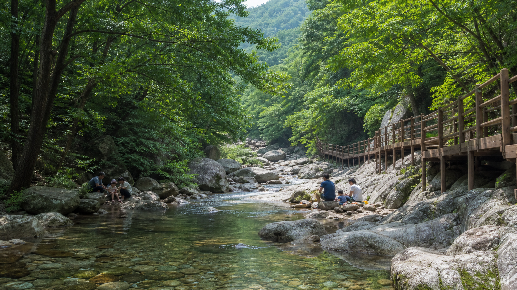 경남 계곡 10곳 비교: 아이 동반 난이도·주차·물놀이 안전 가이드 AI 생성 대표 이미지