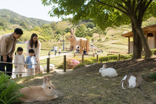 창녕 산토끼노래동산, 동요 한 곡이 가족 여행이 되는 곳 AI 생성 대표 이미지